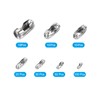 MECCANIXITY Ball Chain Connector Clasps, Stainless Steel Replacement Cord Connector