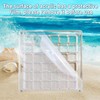 Acrylic Magnetic Seashell Display Box Seashell Storage Box 36 Grids