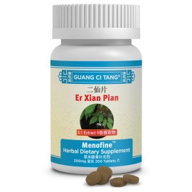 Guang Ci Tang  Er Xian Pian Menofine - High Potency10X  - 200 Tablets - Newest Exp.