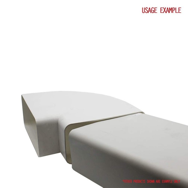 Kair 90 Degree Horizontal Elbow Bend 150mm x 70mm -