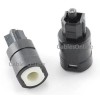 CablesOnline 2-PACK Mini Optical Female to Digital Optical Toslink Male