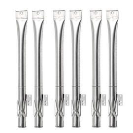 Criditpid Grill Burner Tubes Replacement for Nexgrill 6 Burner 720-0898 720-0898A, Nexgrill 720-0888 720-0888N 720-0830H 720-0783E, Gas Grill Pipe Burners for Kenmore, Kitchen Aid, BBQ Pro.(6 Pack)