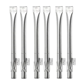 Criditpid Grill Burner Tubes Replacement for Nexgrill 6 Burner 720-0898 720-0898A, Nexgrill 720-0888 720-0888N 720-0830H 720-0783E, Gas Grill Pipe Burners for Kenmore, Kitchen Aid, BBQ Pro.(6 Pack)