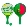 Wooden Beach Racket 34cm Double Game Double Sided with 2