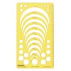 Traceease Geometric Drafting Circle Radius Template Drawing Stencil, Designing Template