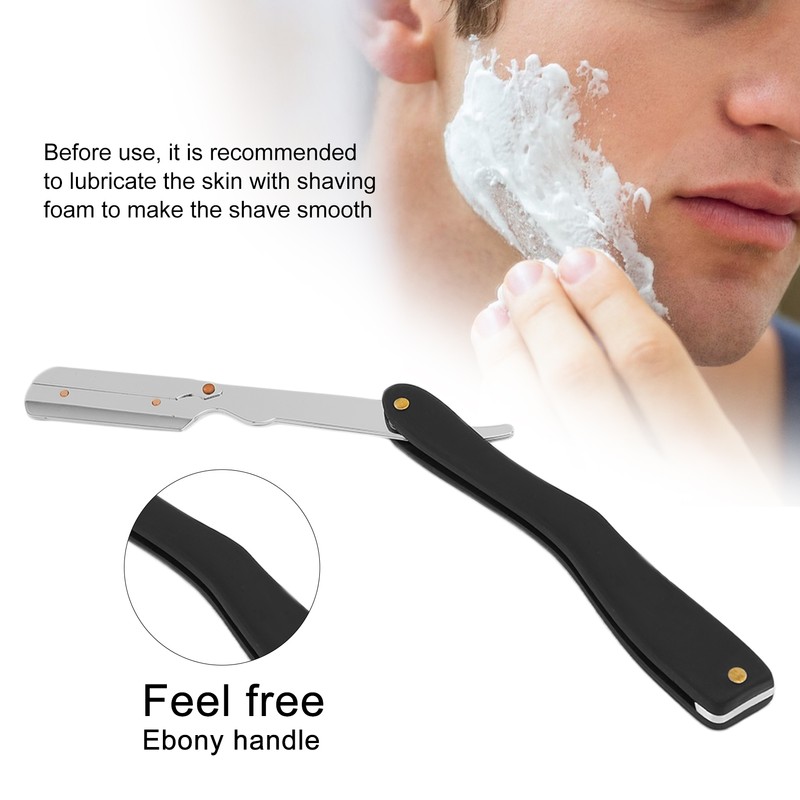 Professional Straight Edge Barber Razor Without Blade Lightweight Salon Quality
