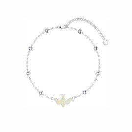 MONGAS Bird Bracelet Sterling Silver White Bird Bracelet Holy Spirit Doves Jewelry for Women