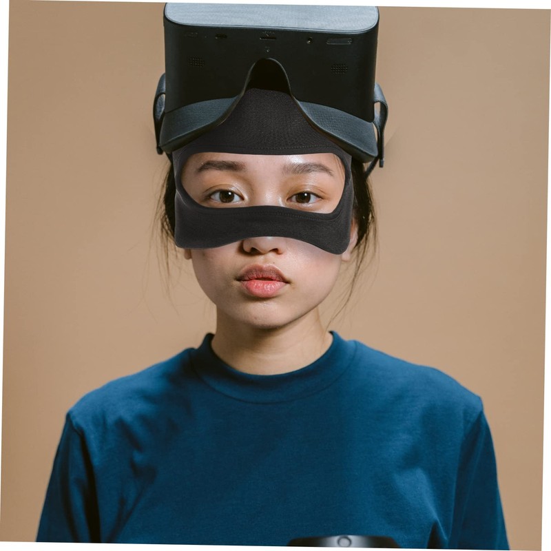 IWOWHERO Adjustable VR Eye Mask Cover Breathable Sweatband for Virtual