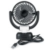 DONWELL For Honda 12V One Head Car Fan Portable USB
