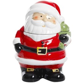 Gibson Home Jovial St. Nick 7.5-inch Santa Cookie Jar - Hand Painted - Stoneware (113253.01) (935100750M)