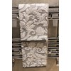 Lex's Linens Pack of 2 Jacquard Floral Guest Towels (Grey)