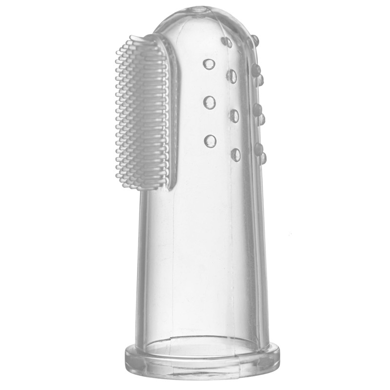 Dr. Brown's 100% Silicone Baby Finger Toothbrush and Toothpaste Set,