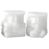 2Pcs Octopus Skull Candle Mold, Halloween Tentacle Silicone Molds for