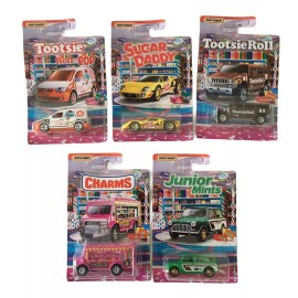 Matchbox 2020 Matchbox SWEET RIDES Candy Series SET OF 5 Charm Sugar Daddy Jr. Mints