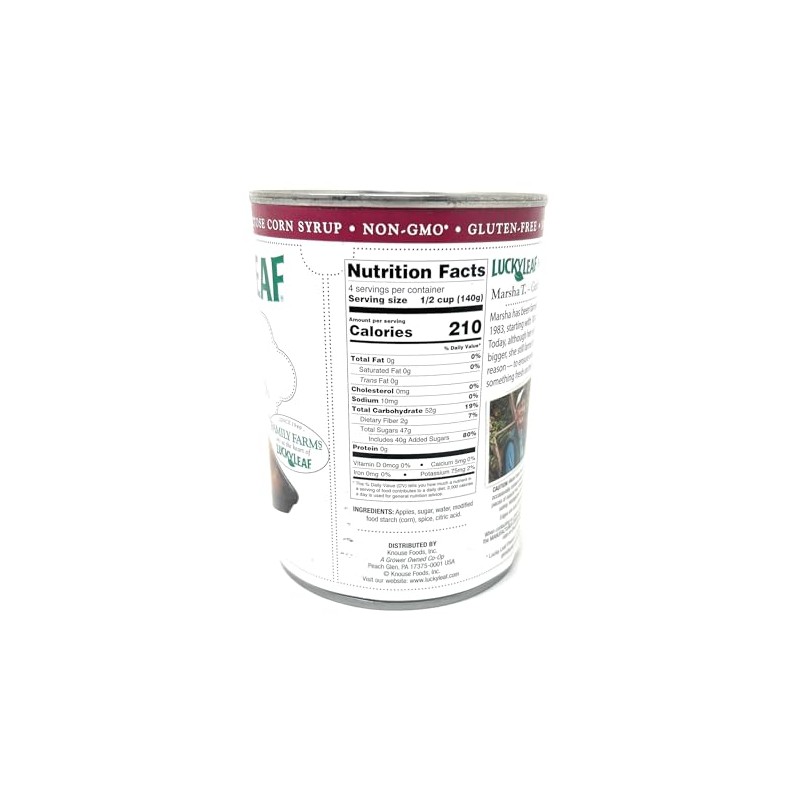 Lucky Leaf Premium Fried Apples 22oz - 1 can