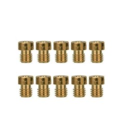 RedCap Set of 10psc CVK Carburetor Main Jets for GY6 PD24 Carburetor Chinese Scooter