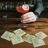 Beer Mats Pack of 48 - Absorbent Recyclable Cardboard Drink