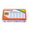 PANMILED 25 Values 250 Pieces CBB22 Polypropylene Film Capacitor Kit