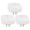 3PCS Plug in Night Light Motion Sensor Dusk to Dawn