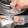 BHSTTNIXP Silver Cleaning Cloth,Non-scratch Scrubbing Wire Dishwashing Rags,Wire Cleaning Cloths,Steel