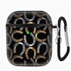 Compatible with AirPods 2nd 1st Generation Charging Case,Soft Leather Printing