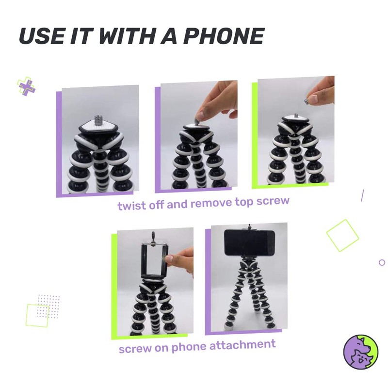 Large Octopus Flexible Tripod Stand Gorillapod for Camera Digital DV