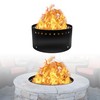 FEBTECH 24" Smokeless Fire Ring - Premium Carbon Steel Fire