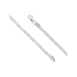 Designer Inspirations Boutique 9.5 Inch Daisy Cut Sterling Silver Anklet/Ankle Bracelet/Ankle Chain - 925 Sterling Silver - 9.5" Inch / 24 cm - Anklets for Women