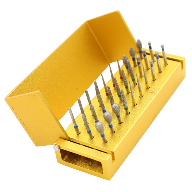 30pcs Dental Polishing Bur Drill High Speed Emery Dental Burs