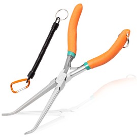 LEONTOOL Long Bent Nose Pliers, Needle Remover Pliers, Needle Remover Pliers, Tapered Radio Pliers, Fishing Tools, Fishing Pliers, Micro Tapered Pliers, Needle Remover, Fishing Tools, Gurated, Spring