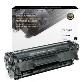 Clover Remanufactured Toner Cartridge Replacement for HP Q2612A (HP 12A) | Black