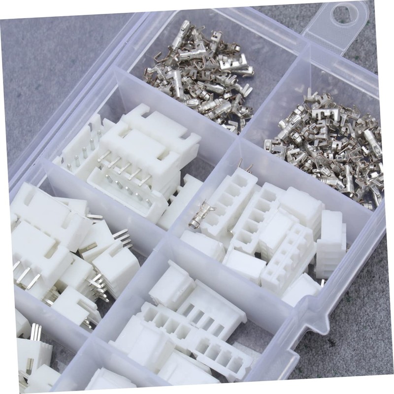 Gatuida 150 PCS Jst Connector Kit Pin Housing Set with