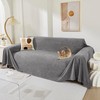 MEETSKY Couch Cover for 3 Cushion Sofa Washable, Cat Scratch