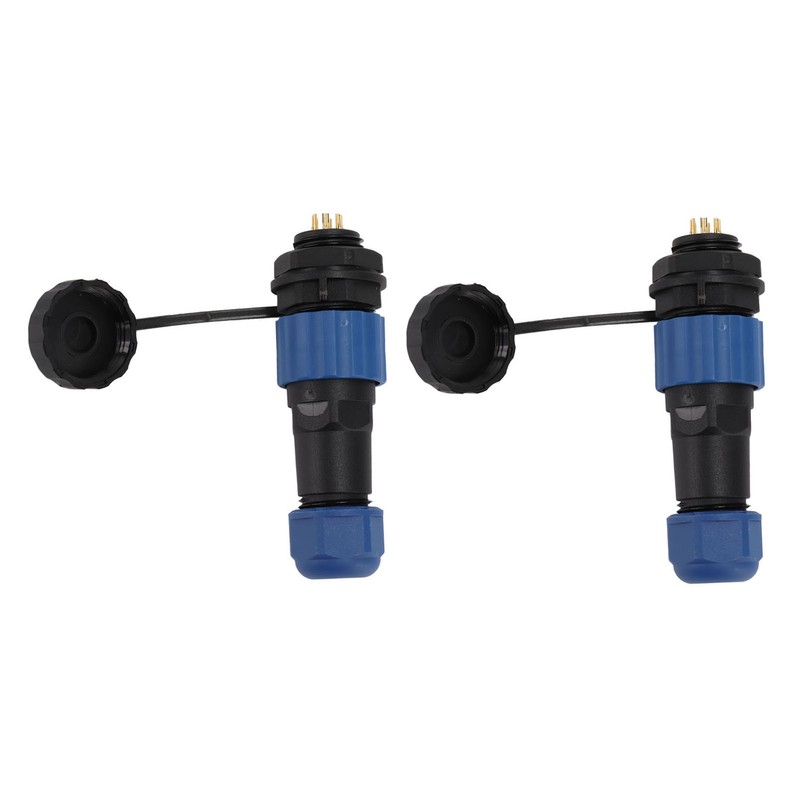 2Pcs SD16 IP68 Waterproof Aviation Connector SD16 Female Plug Male
