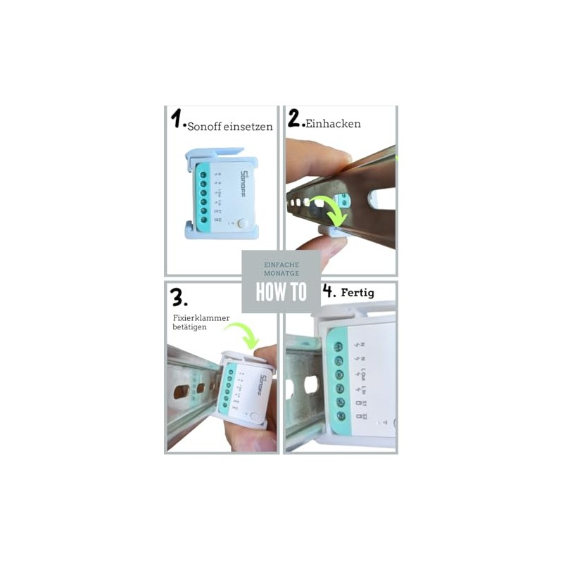 Set of 2 Adapter Brackets for Sonoff ZBMINI L2 Zigbee