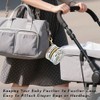 Lindo soporte para chupones de caricatura, color gris, para bebé,
