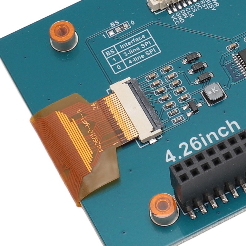 4.26inch E Paper Display HAT Professional 800x480 Pixels SPI Interface