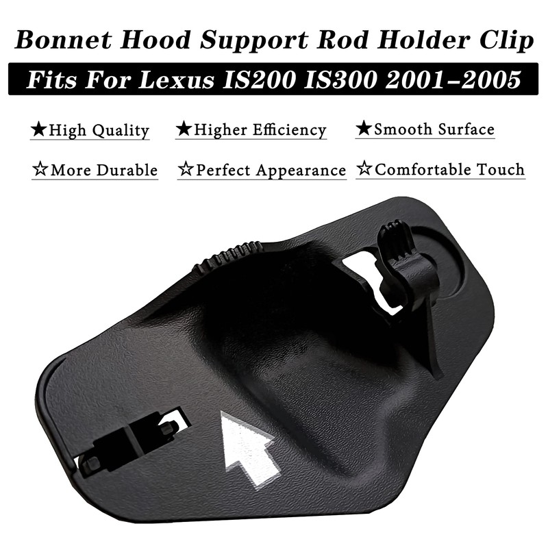 Rldym Hood Support Rod Clamp Holder Clip 53455-53010 for Lexus