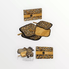 Perfect Beauty (3) Perfect Beauty Makeup Eraser Remover Towels Gift Boxed PURPLE&PINK DESIGN