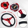 RASTP Universal Racing Steering Wheel 13.8”/350mm 6 Bolts Grip Vinyl