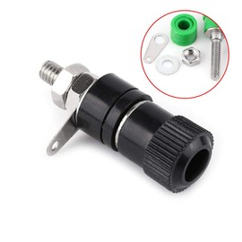 Akozon Banana Plug Socket Pole Terminals 20pcs Binding Post Socket for 4 mm Banana Plug Speaker Terminal Binding Post