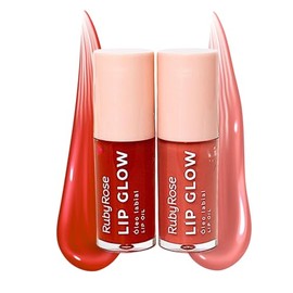 Rich Oil Stick Farmasi - Labial en Barra con Aceites Hidratantes | Color Alto Pigmento + Brillo HD Tipo Gloss | Click & Go - 6 Tonos Disponibles (RED 