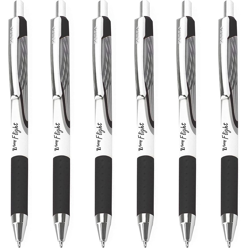 Zebra Classic Z-Grip Flight Ballpoint Pens - 1.2mm - Black