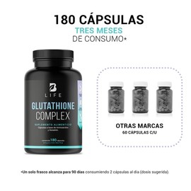 Glutatión de 180c Con Precursor de Glutatión B Life