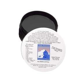 All Natural Furniture Finishing Waxes. Beautifys, Protects Painted and Unfinished Wood 8oz Driftwood Gray