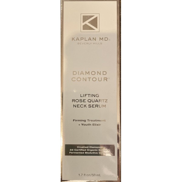 Kaplan MD Diamond Contour Lifting Rose Quartz Neck Serum $115 50 mL New In Box