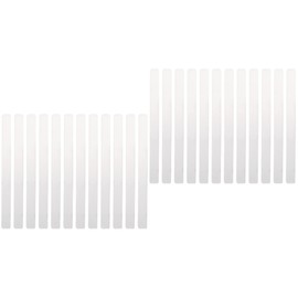 48 pcs Pot Clear Blank Ground Identifier Tag for Acrylic Outdoor Label Markers Garden Labels Identification Label: DIY Plant Gardening Weatherproof Vegetables Stakes