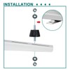 Daisypower Air Conditioner Rubber Anti-Vibration Mounts Pad, Shock Absorbing Isolator