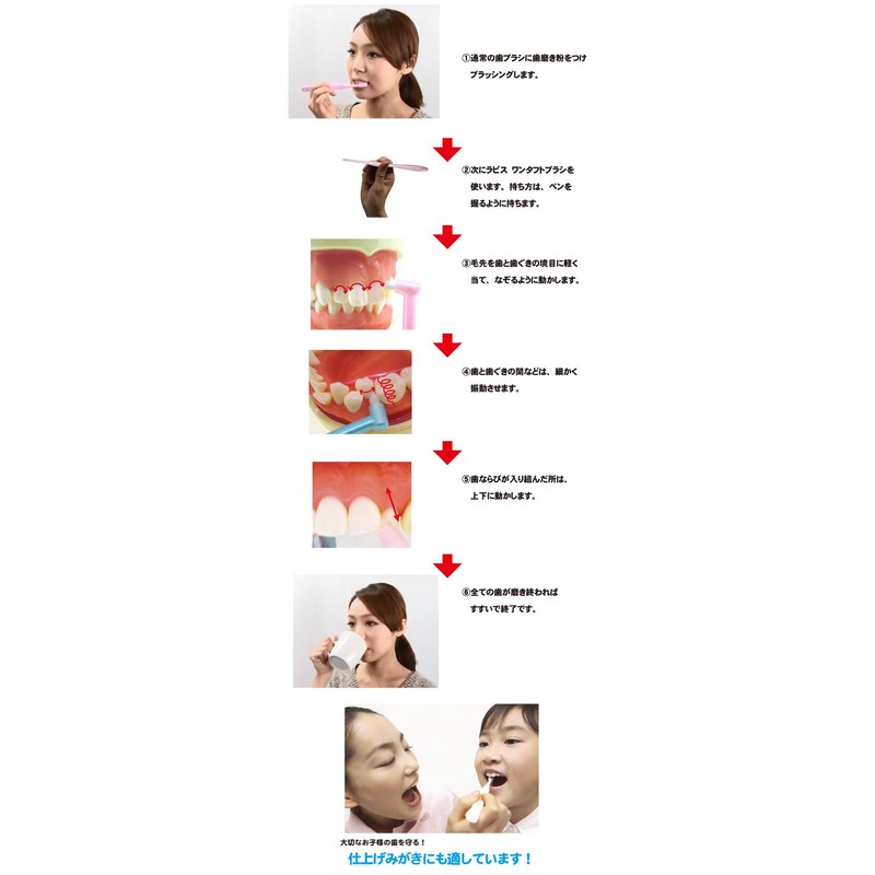 L APIS: Lapis One-Taft Brush, Orthodontic, Interdental Gingivitis Prevention, Swedish