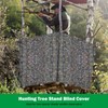 Anglekai Deer Hunting Tree Stand Blind Cover, 93" x 35"